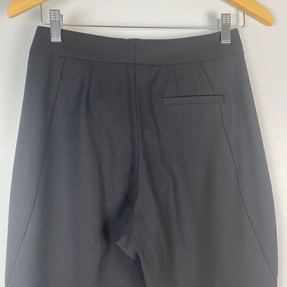 Piazza Sempione Straight Leg Cropped Black Trousers - Picture 7 of 9